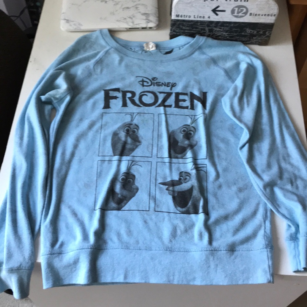 Light blue Frozen long sleeved